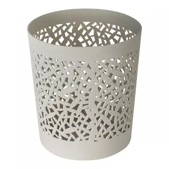 Ведро для мусора 5 л пластик бежевое Grampus