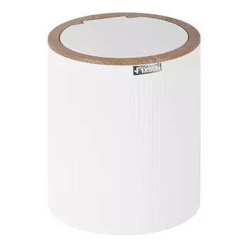 Ведро для мусора Fixsen White Boom FX-412-6 с крышкой 5 л пластик белое