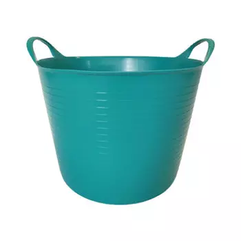 Ведро садовое РВ Пласт 40 л пластиковое гибкое бирюзовое