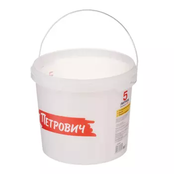 Ведро строительное полимерное Петрович без крышки 5 л