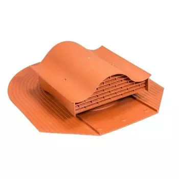 Вентиль кровельный Vilpe Huopa/Slate KTV для гибкой черепицы оранжевый