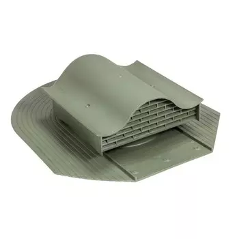 Вентиль кровельный Vilpe Huopa/Slate KTV для гибкой черепицы зеленый