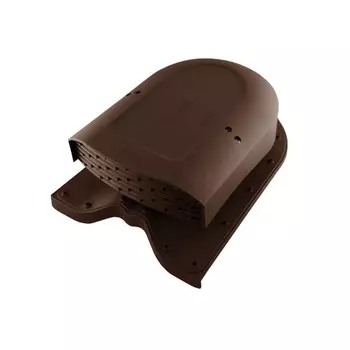 Вентиль кровельный Vilpe Kvinta/Nera KTV для готовой кровли из металлочерепицы темно-коричневый