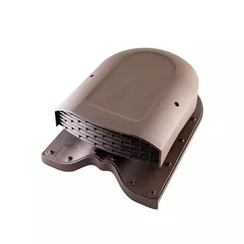 Вентиль кровельный Vilpe Kvinta/Nera KTV для готовой кровли из металлочерепицы коричневый