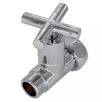 Вентиль латунный СТМ Термо 1/2 ВР(г) х 1/2 НР(ш) для полотенцесушителя (CPVM1212)