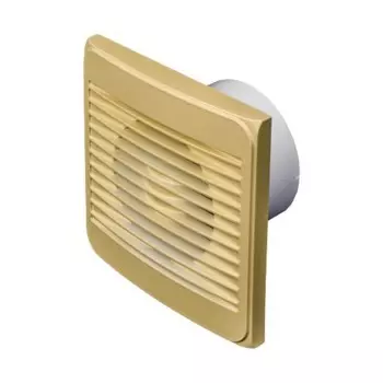 Вентилятор осевой Эвент С с антимоскитной сеткой 157х157 мм d100 мм бежевый