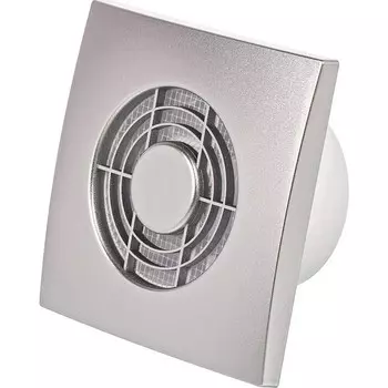 Вентилятор осевой Эвент Зефир с антимоскитной сеткой 157х157 мм d100 мм хром