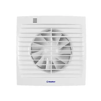 Вентилятор осевой НашВент Твист Плюс с обратным клапаном 181х181 мм d125 мм белый