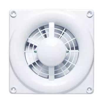 Вентилятор осевой Oasis Modern 100 с обратным клапаном 172х172 мм d100 мм белый