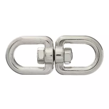 Вертлюг петля-петля d6 мм нержавеющая сталь