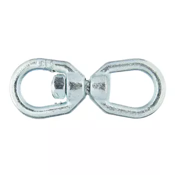 Вертлюг петля-петля d8 мм оцинкованный
