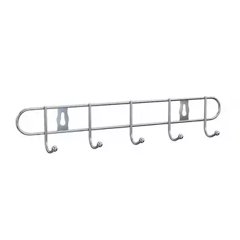 Вешалка для ванной Fora 5 крючков на шуруп сталь хром (25005)