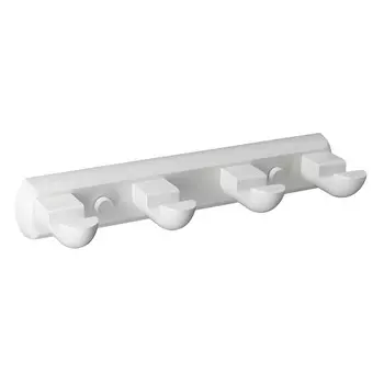 Вешалка для ванной WasserKraft Kammel K-8300 4 крючка на шуруп металл белая (K-8374W)
