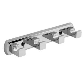 Вешалка для ванной WasserKraft Lippe K-6500 4 крючка на шуруп металл хром (K-6574)