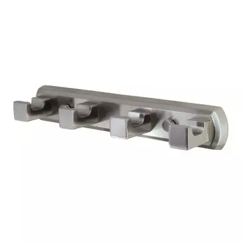 Вешалка для ванной WasserKraft Rhin K-8774 4 крючка на шуруп металл хром (K-8774)