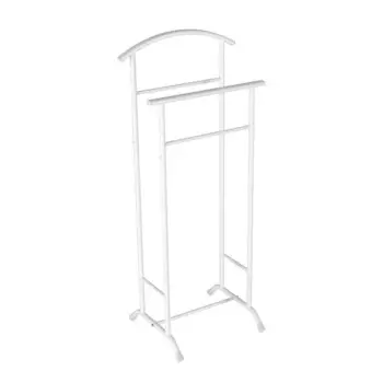 Вешалка напольная костюмная металлическая белая ЗМИ Стиль-3