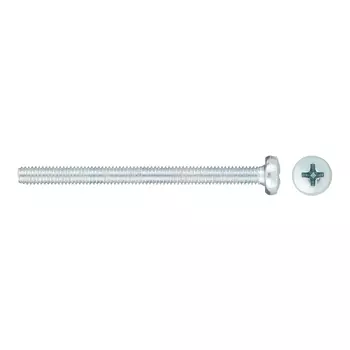 Винт оцинкованный M4x50 мм DIN 7985 полукруглая головка (7 шт.)