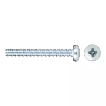 Винт оцинкованный M5x40 мм DIN 7985 полукруглая головка (8 шт.)