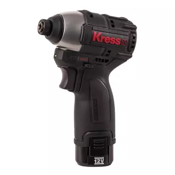 Винтоверт ударный аккумуляторный бесщеточный Kress 12 В 2 Ач Li-Ion 2 АКБ и ЗУ (KU203.1)