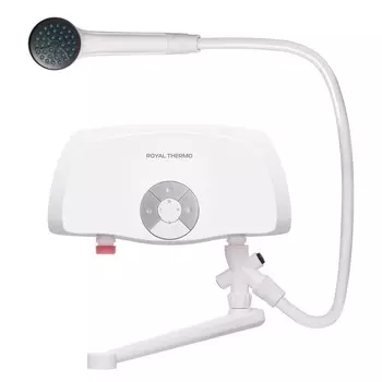 Водонагреватель проточный Royal Thermo Smartfix TS (6,5 kW) душ и кран электрический 6,5 кВт вертикальный