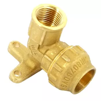 Водорозетка ПНД Tiemme компрессионная 32х1 ВР(г) латунь