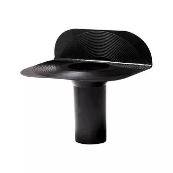 Воронка парапетная Поливент d110х250 мм черная RAL 9005