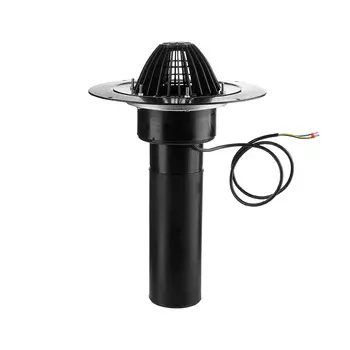 Воронка Технониколь d110х450 мм с обжимным фланцем обогреваемая