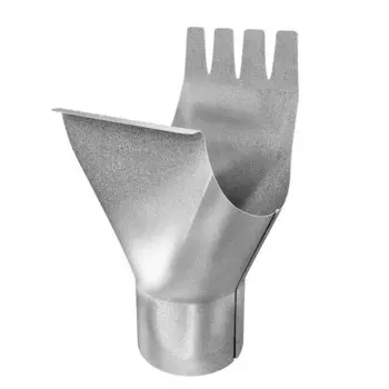 Воронка желоба Optima металлическая d125-90 мм оцинкованная