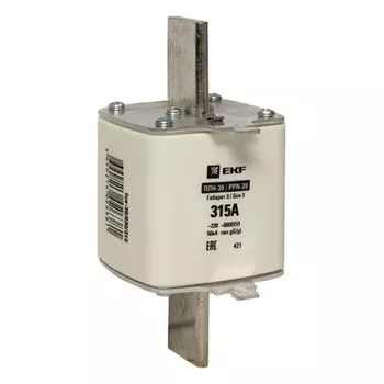Вставка плавкая EKF ППН-39 315А 50 кА 660 В (fus-39/630/315)