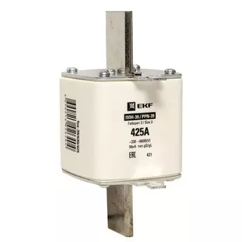Вставка плавкая EKF ППН-39 425А 50 кА 660 В (fus-39/630/425)