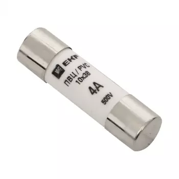 Вставка плавкая EKF ПВЦ 2P 4А 50 кА 500 В цилиндрическая (20 шт.) (pvc-10х38-4)