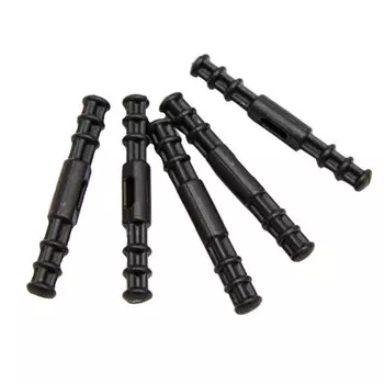 Втулка соединительная пластиковая Sporto черная 16 шт.