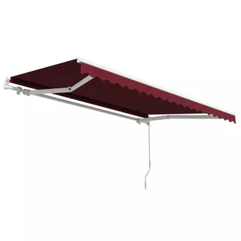 Выдвижной навес маркиза 3х2,5 м Sunset Boutique Fabre бордо