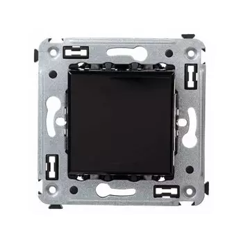 Выключатель DKC Avanti одноклавишный встраиваемый черный (3924853)