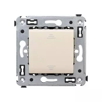 Выключатель DKC Avanti одноклавишный встраиваемый ваниль (8914484)