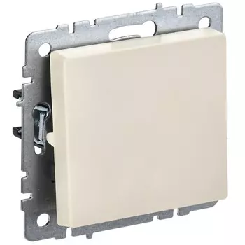 Выключатель IEK Brite ВС10-1-3-БрКр одноклавишный встраиваемый бежевый перекрестный (BR-V13-0-10-K10)