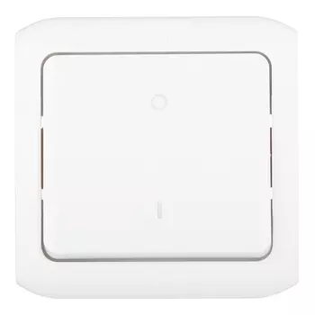 Выключатель Legrand Quteo одноклавишный накладной белый (782309)