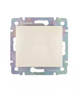Выключатель Legrand Valena одноклавишный встраиваемый слоновая кость (695600)
