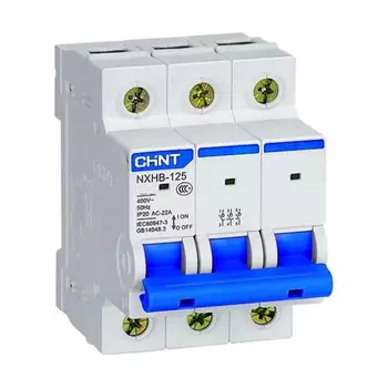 Выключатель нагрузки Chint NXHB-125 3P 32А 500 В на DIN-рейку (193181)