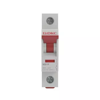 Выключатель нагрузки DKC Yon Max MSD 1P 63А 230 В на DIN-рейку (MSD-1P63)