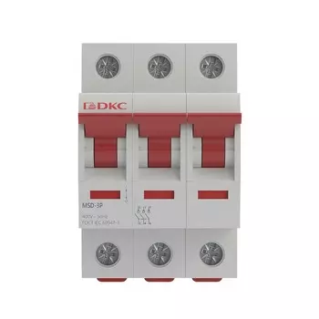 Выключатель нагрузки DKC Yon Max MSD 3P 63А 400 В на DIN-рейку (MSD-3P63)