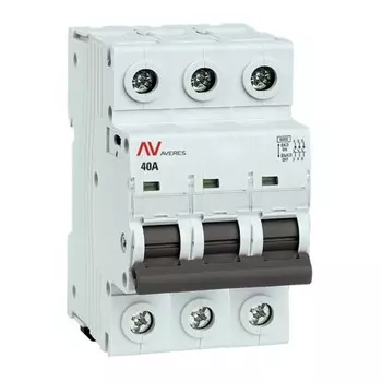 Выключатель нагрузки EKF Averes AVN 3P 40А 400 В на DIN-рейку (avn-3-40-av)