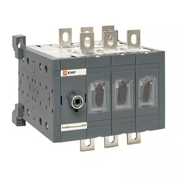 Выключатель-разъединитель EKF TwinBlock 3P 250А 400-690 В на монтажную плату (tb-s-250-3p-rev)