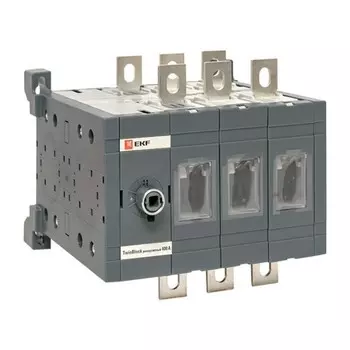 Выключатель-разъединитель EKF TwinBlock 3P 400А 400-690 В на монтажную плату (tb-s-400-3p-rev)
