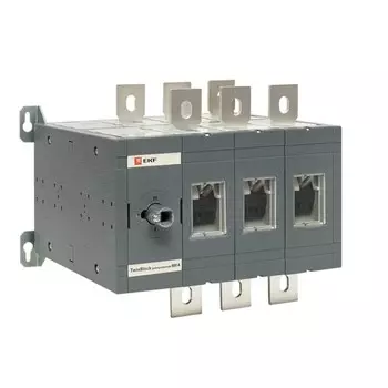Выключатель-разъединитель EKF TwinBlock 3P 630А 400-690 В на монтажную плату (tb-s-630-3p-rev)