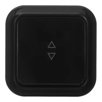 Выключатель Svet одноклавишный накладной черный (EV0361-7311)