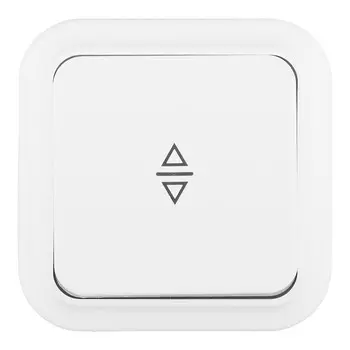 Выключатель Svet одноклавишный накладной белый перекрестный (EV 0366-1510)