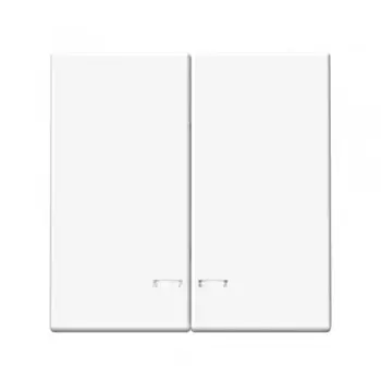 Выключатель Systeme Electric ArtGallery двухклавишный встраиваемый белый с подсветкой (GAL000153)