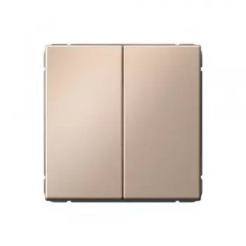 Выключатель Systeme Electric ArtGallery двухклавишный встраиваемый песочный (GAL001251)