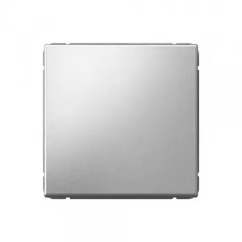 Выключатель Systeme Electric ArtGallery одноклавишный встраиваемый алюминий с самовозвратом (SE GAL000315)